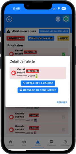 Geowatch - Application de régulation nomade de Geolite
