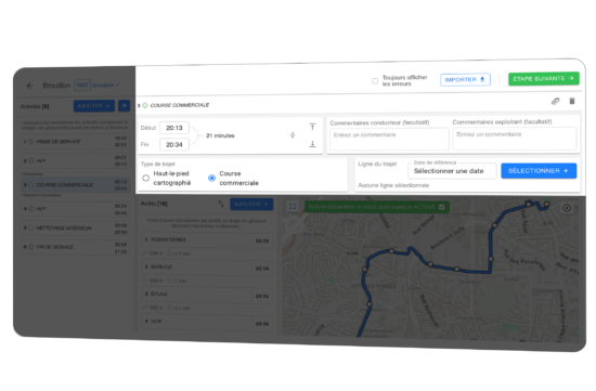 Créer et Planifier pour du transport occasionnel et touristique III
