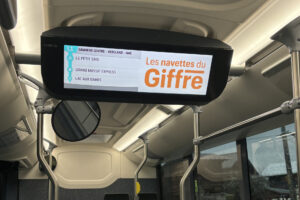 Information voyageur dans un bus